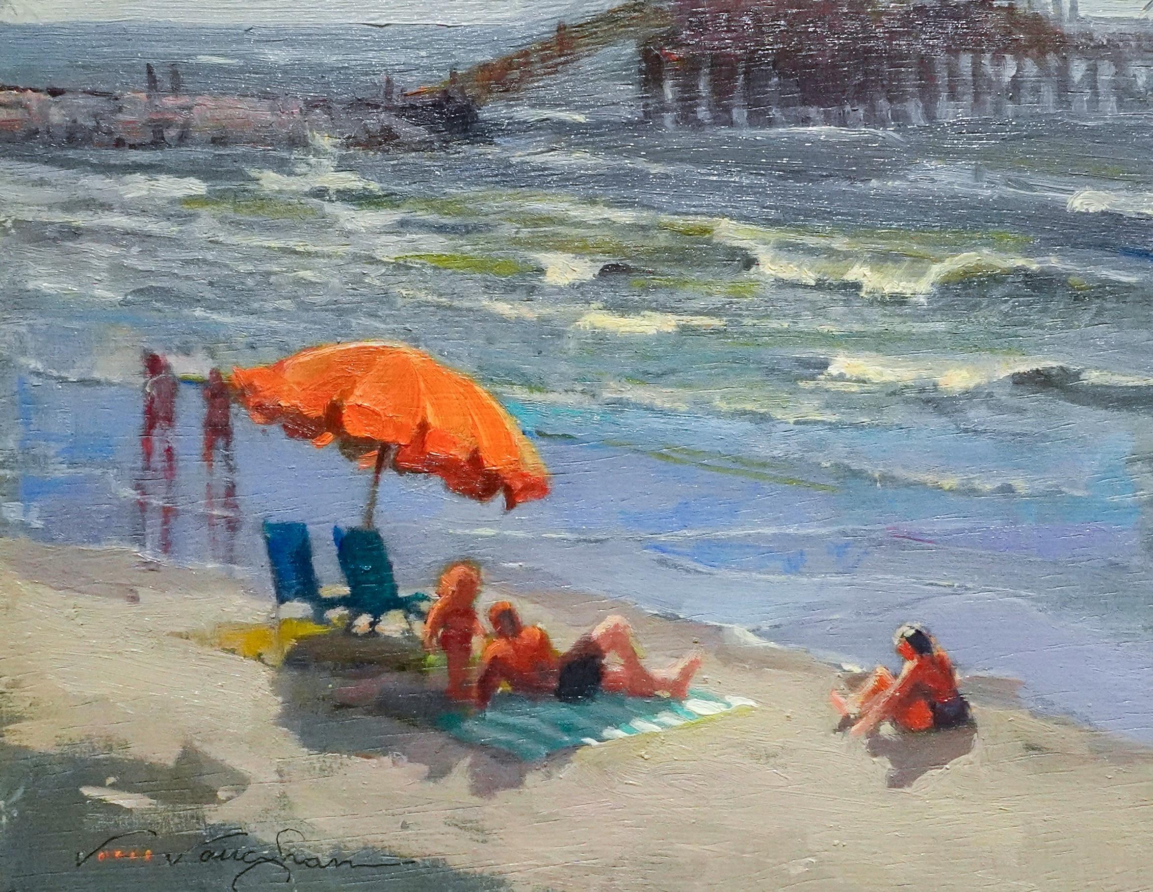 Orange Slice Galveston Beach 9