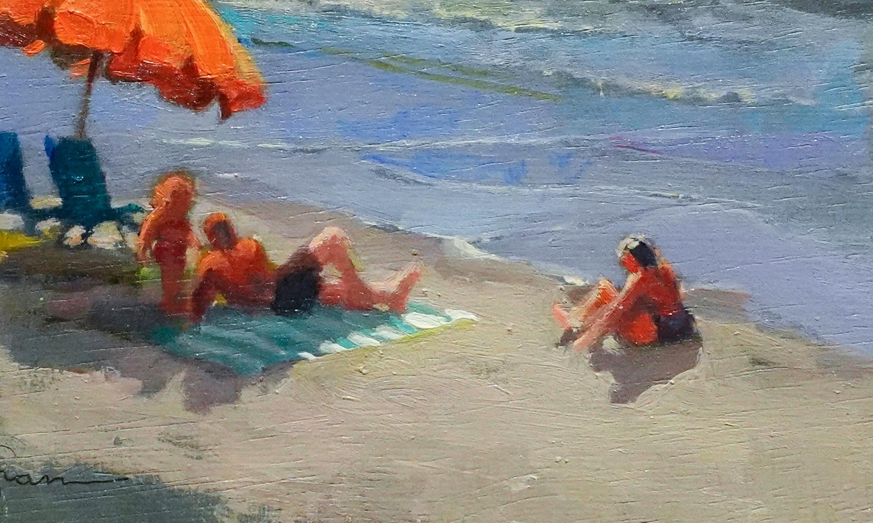 Orange Slice Galveston Beach 9