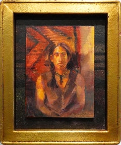 Red Earth Blanket Powwow Ceremony Oklahoma Traditional Dance 10" x 8"