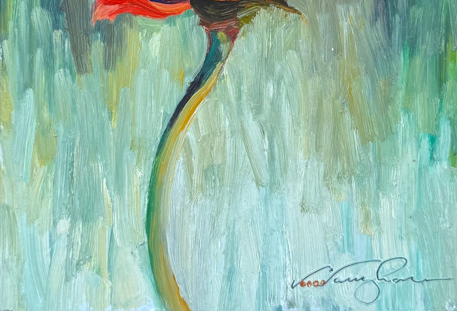  A travers un autre coquelicot Impressionnisme Floral 10