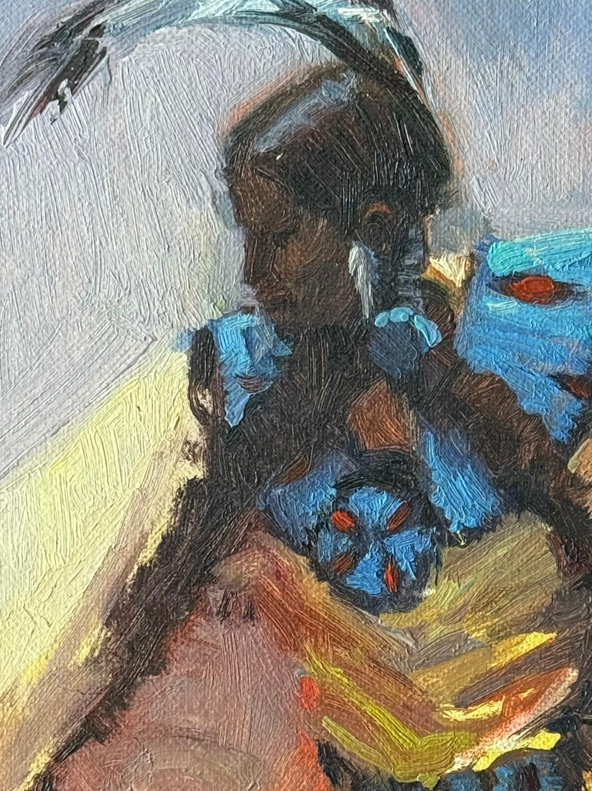 A travers un autre coquelicot Impressionnisme Floral 10