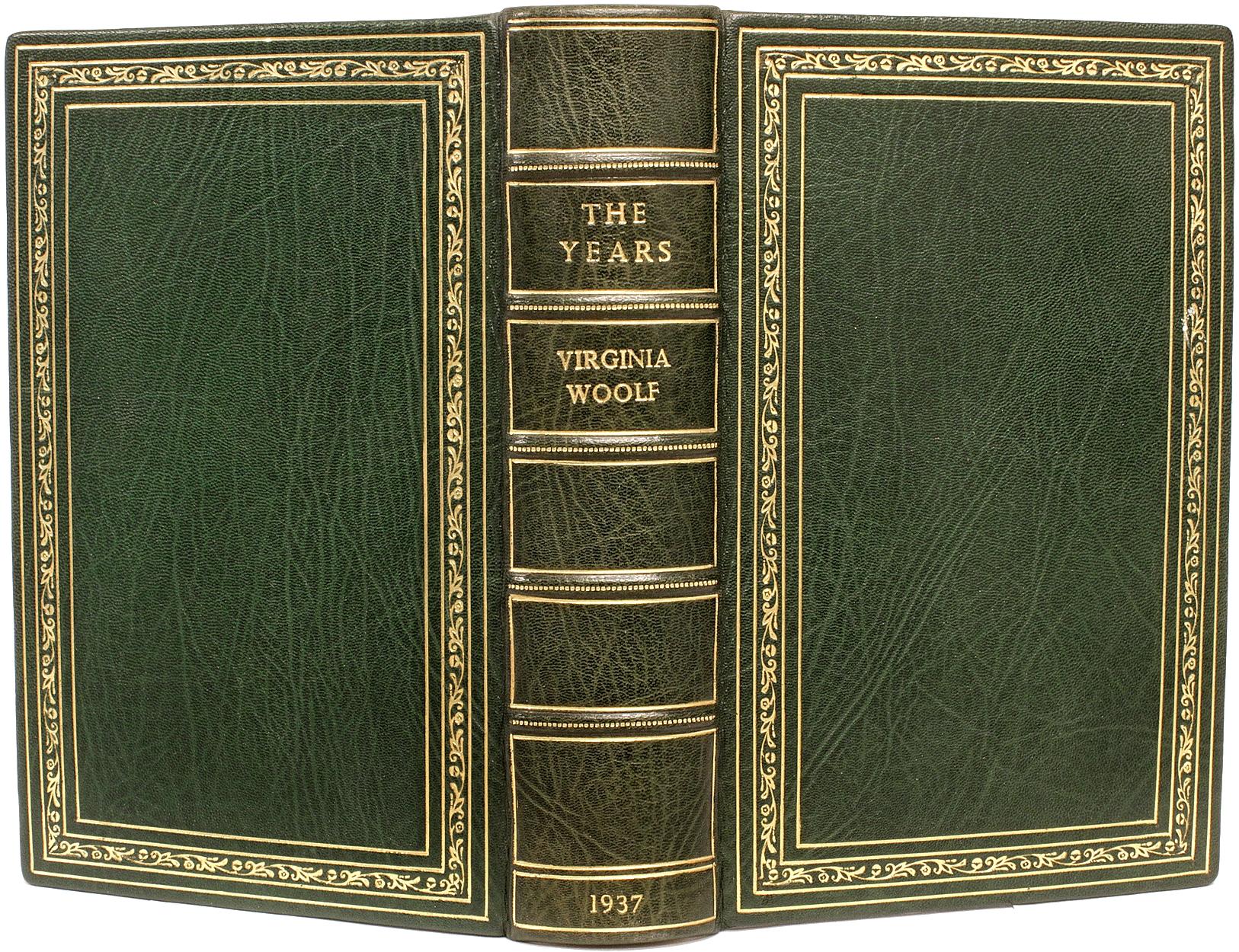 British Virginia Woolf. the Years, First Edition, 1937 in a Fine Full Leather Binding For Sale