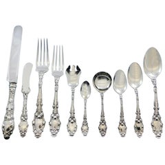 Virginiana by Gorham Sterling Silver Flatware Set 8 Service 94 pcs No Monogram