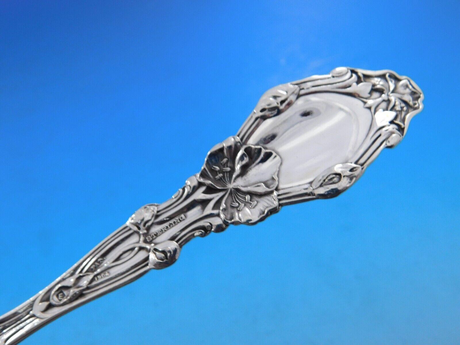 Virginiana by Gorham Set di posate in argento sterling per 8 persone Servizio di 48 pezzi per la cena In condizioni ottime in vendita a Big Bend, WI