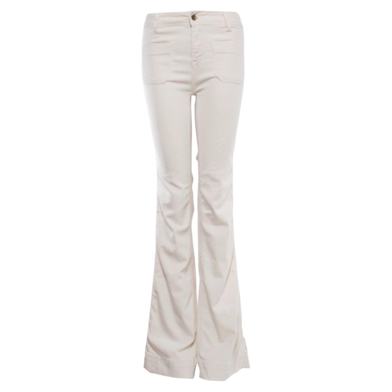 Virginie Castaway, beige Röhrenjeans