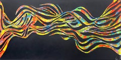 Cosmic Dance Connects Everything In The Universe - Abstract 3D Textural Painting
