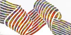 Infinite Embrace - Large Vibrant Abstract 3D Textural Painting