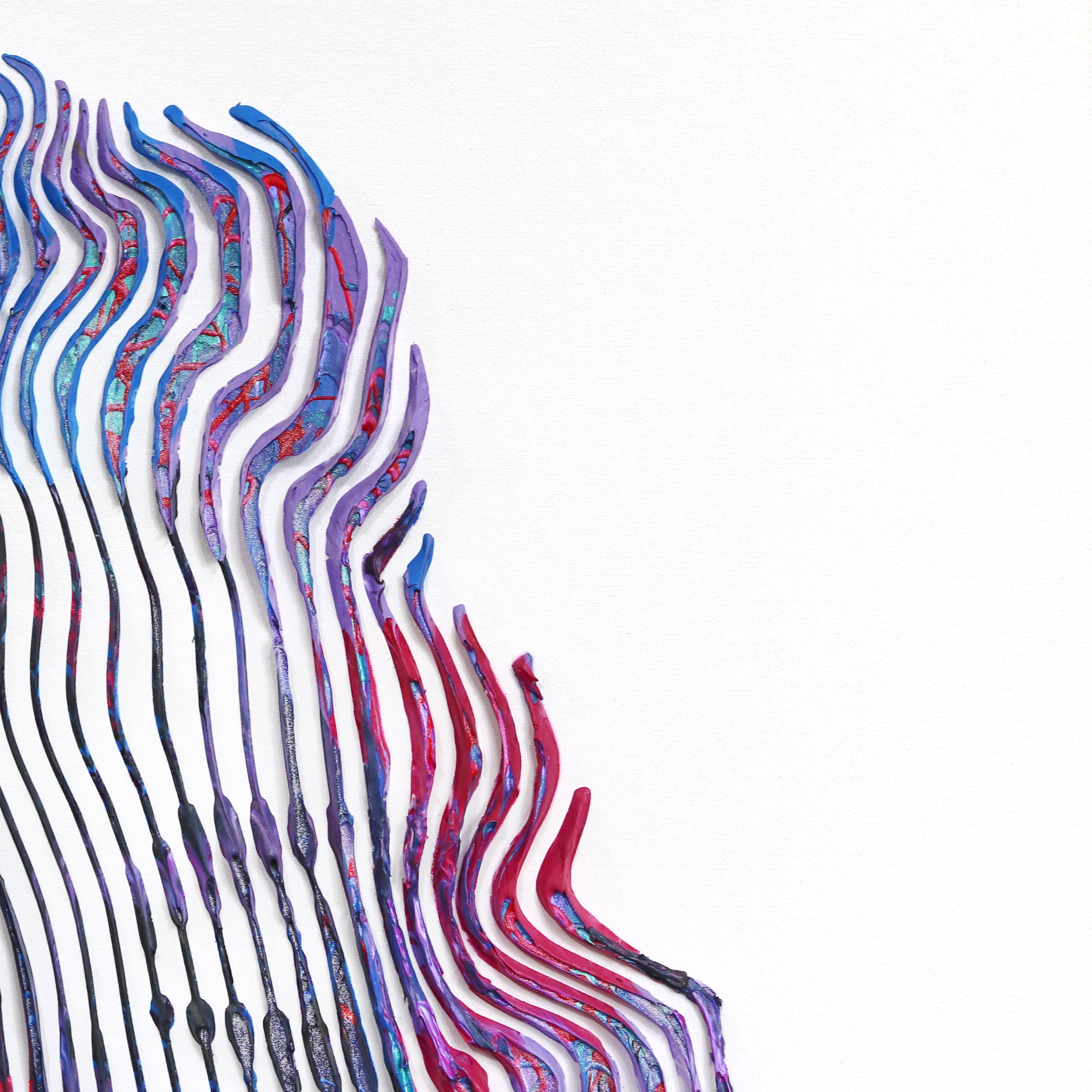 Giocando con l'interazione tra spazio positivo e negativo, colori forti su sfondi neutri, l'artista canadese Virginie Schroeder crea ritratti pop art e immagini iconiche della cultura pop che sfidano la rappresentazione pittorica tradizionale.