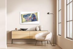 My Favorite Candy Forever -  Colorful Textural Abstract 3D Candy Food Painting