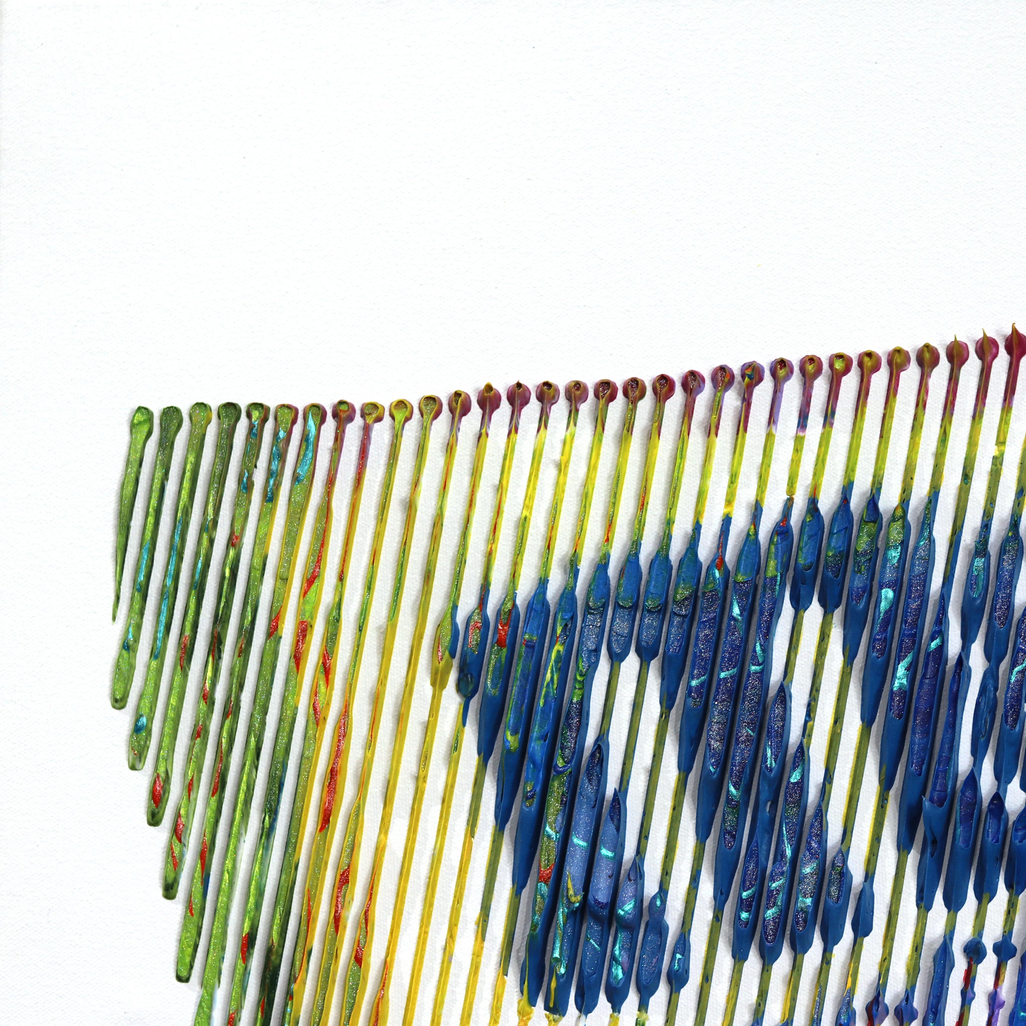 La mia caramella preferita per sempre -  Pittura astratta 3D colorata di caramelle e cibo in vendita 2