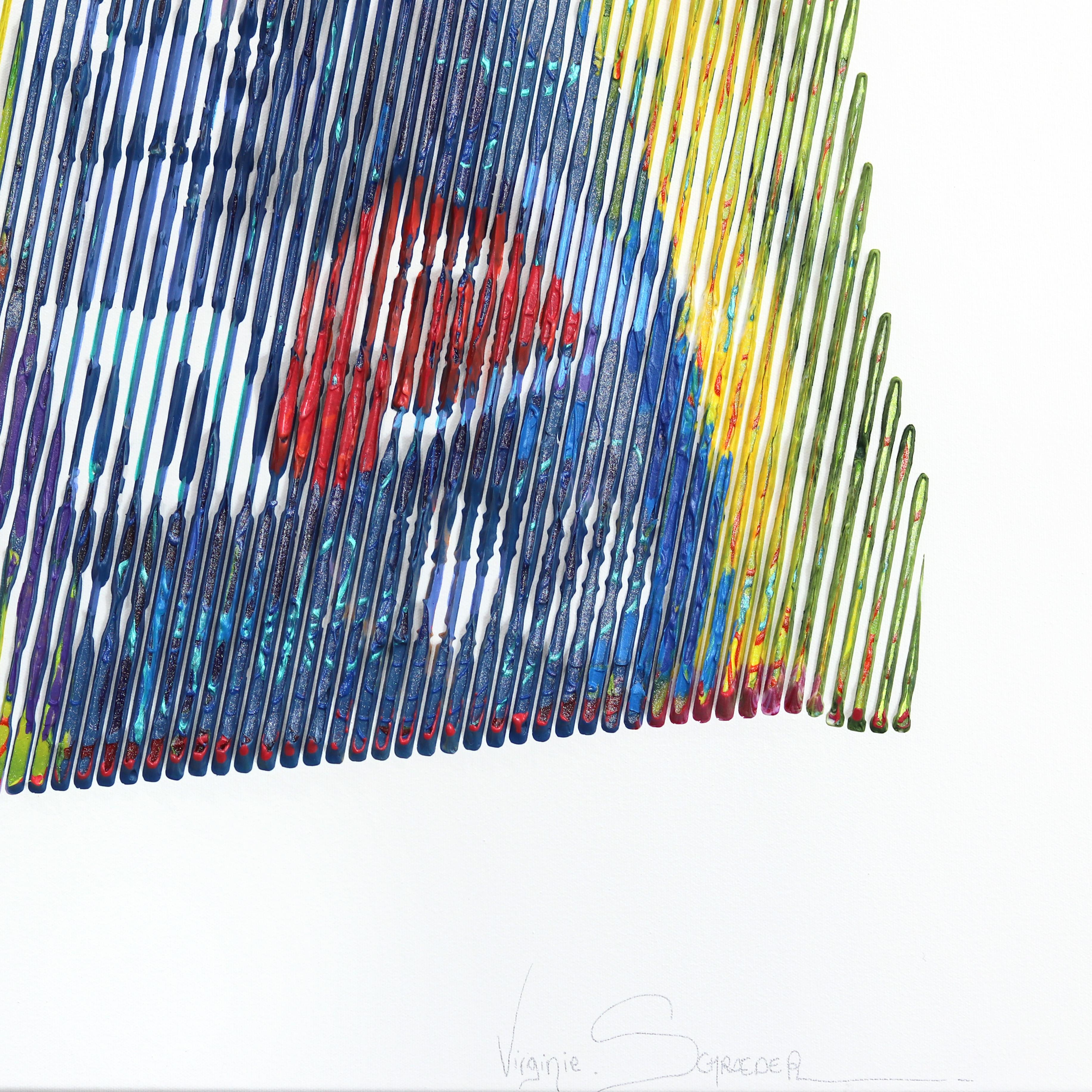 La mia caramella preferita per sempre -  Pittura astratta 3D colorata di caramelle e cibo in vendita 3