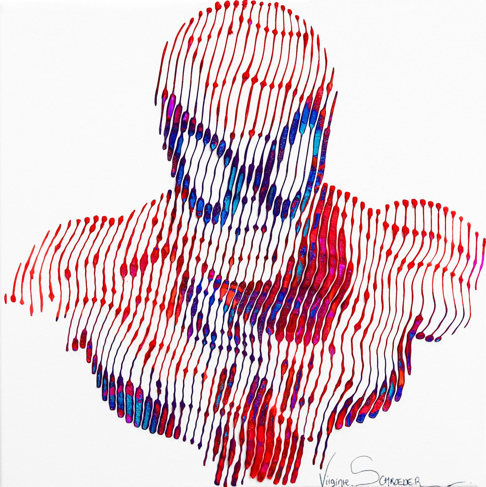 Virginie Schroeder Portrait Painting - Spiderman The Beginning