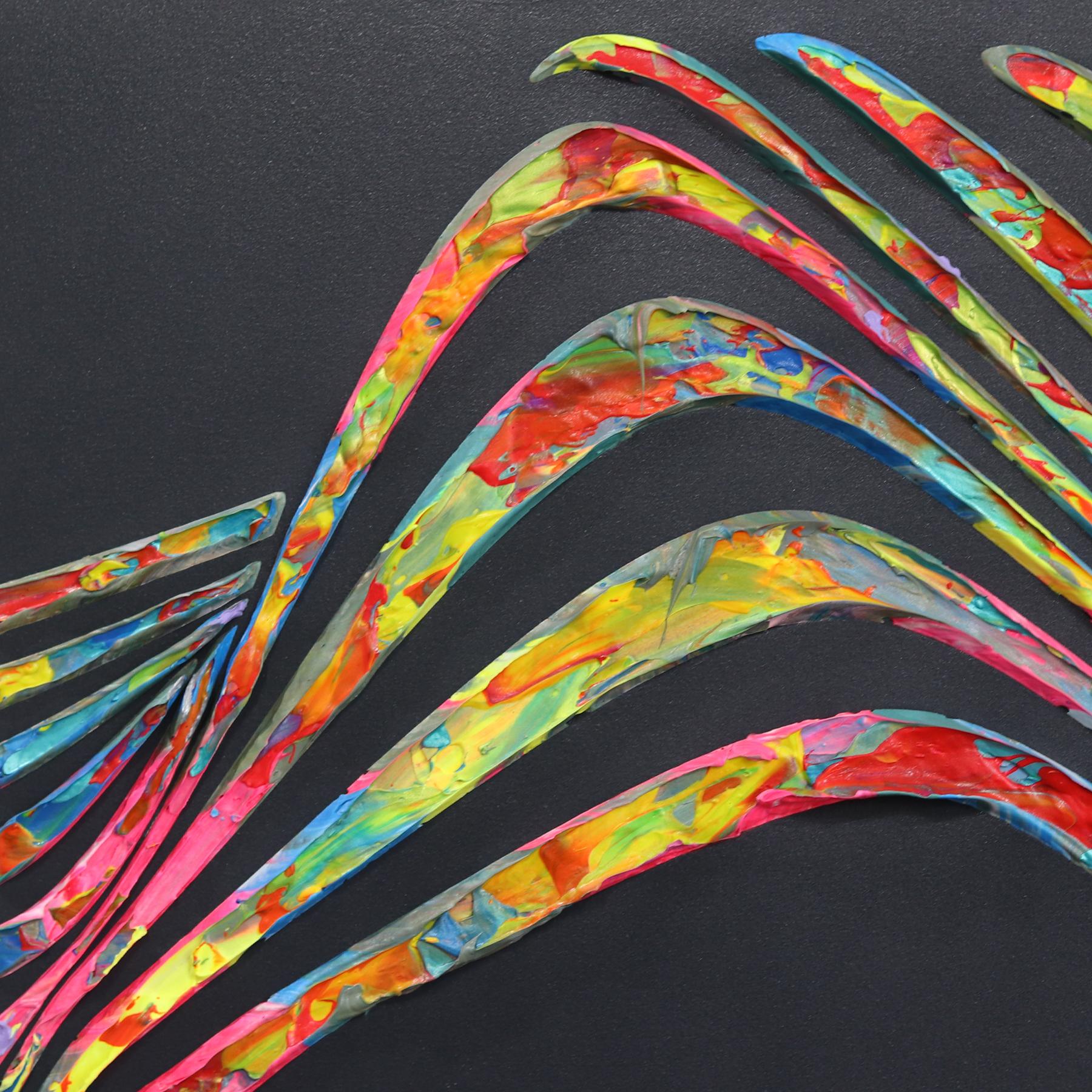 Giocando con l'interazione tra spazio positivo e negativo, colori forti su sfondi neutri, l'artista canadese Virginie Schroeder crea ritratti pop art e immagini iconiche della cultura pop che sfidano la rappresentazione pittorica tradizionale.