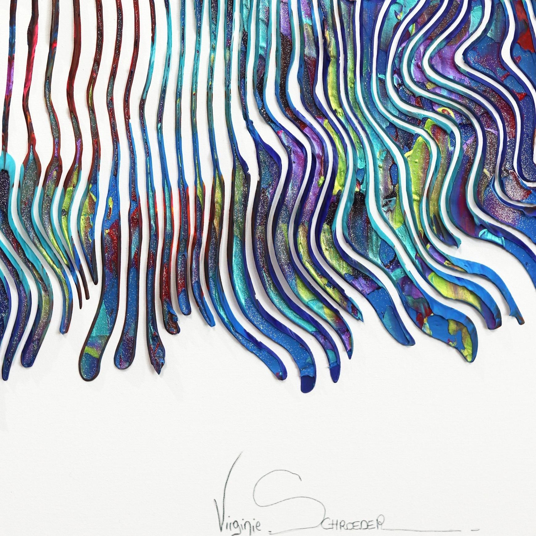 The Most Elegant Marilyn Monroe - Textural Original Pop Art Portrait Painting For Sale 2