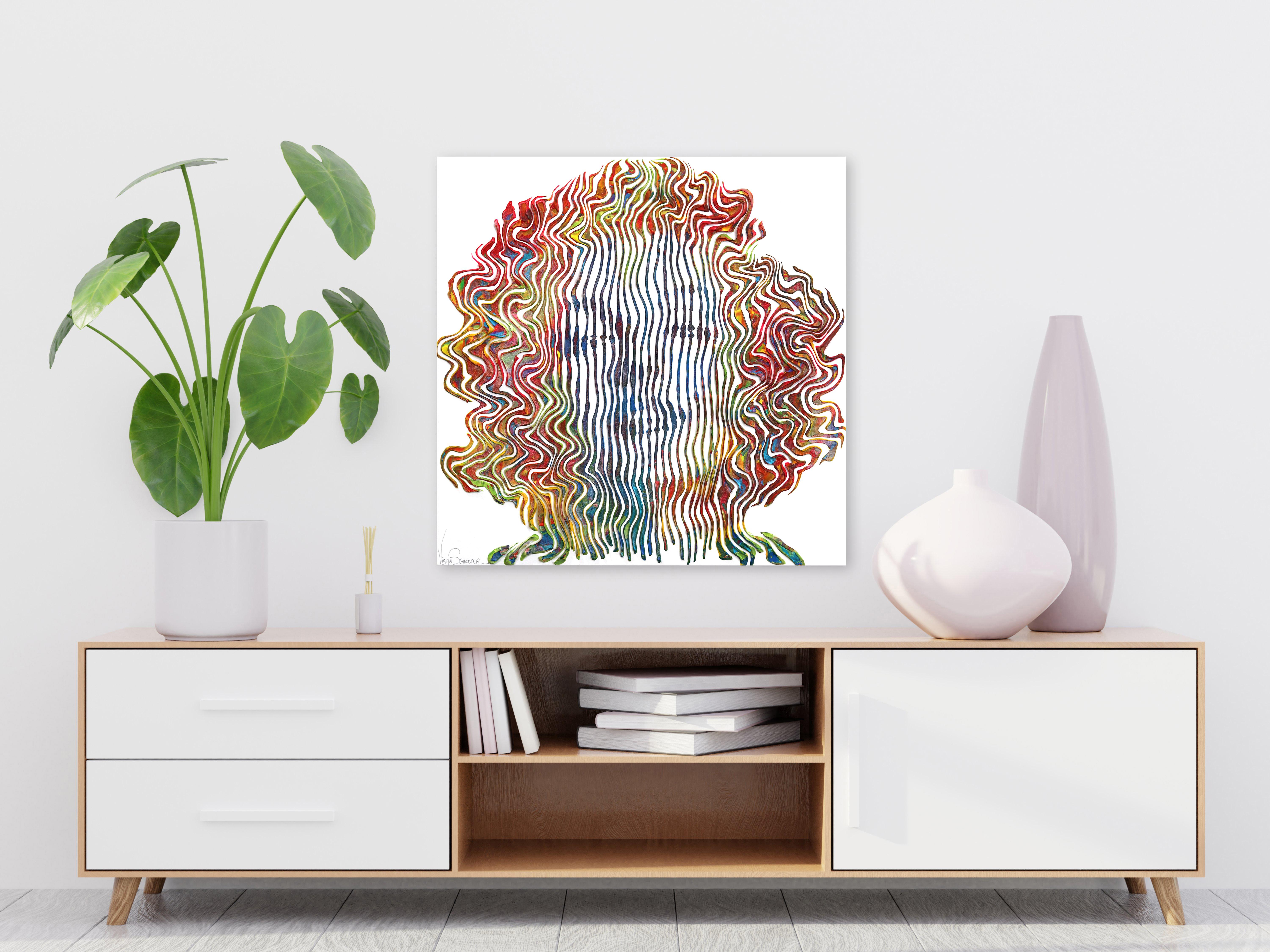 The Most Iconic Marilyn Monroe Forever - Painting by Virginie Schroeder