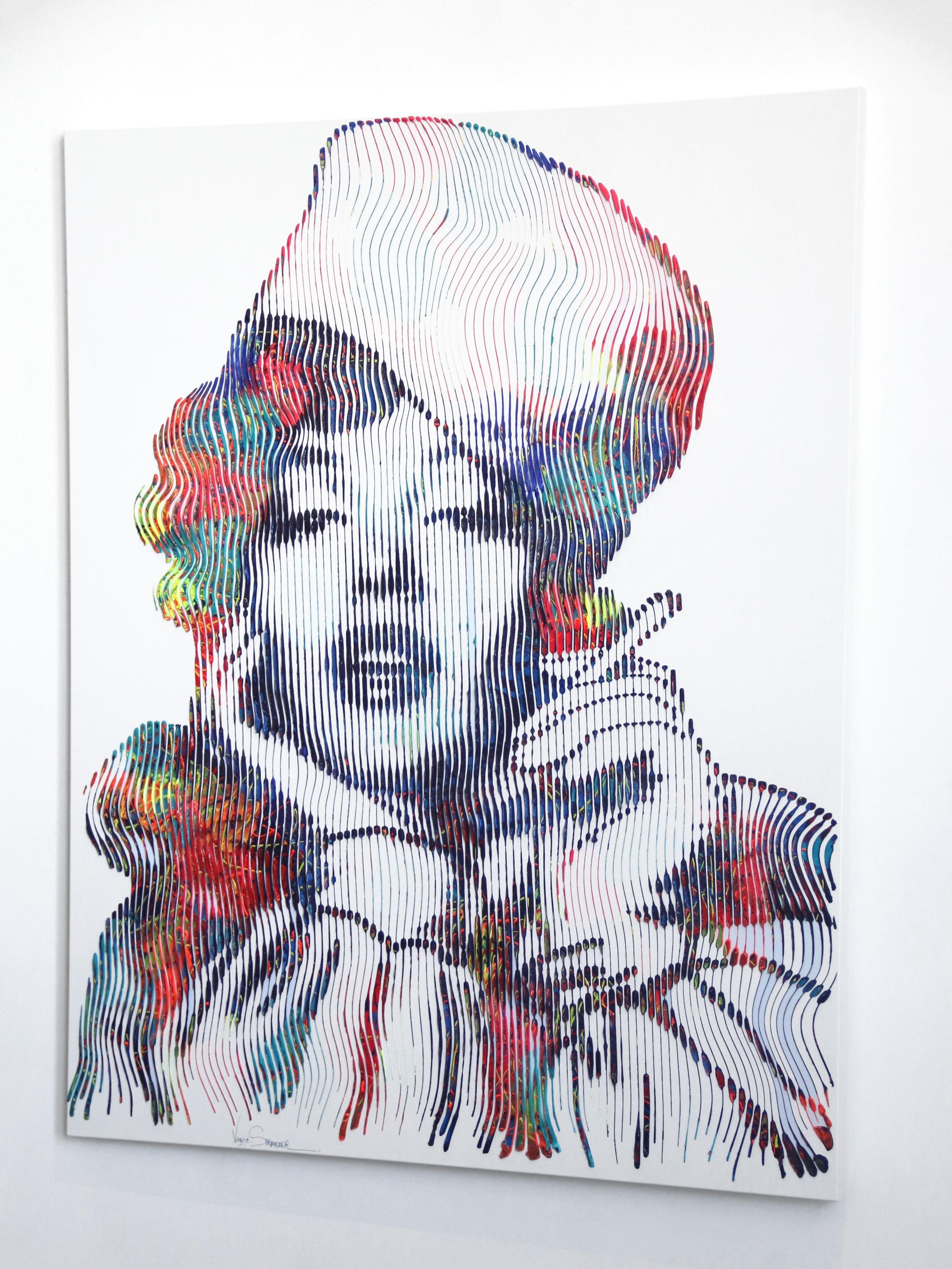 The Queen of Hollywood Marilyn - Pop Art Painting by Virginie Schroeder