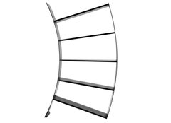Virgo Bookshelf in Aluminum by Driade, Design by Xavier Lust
