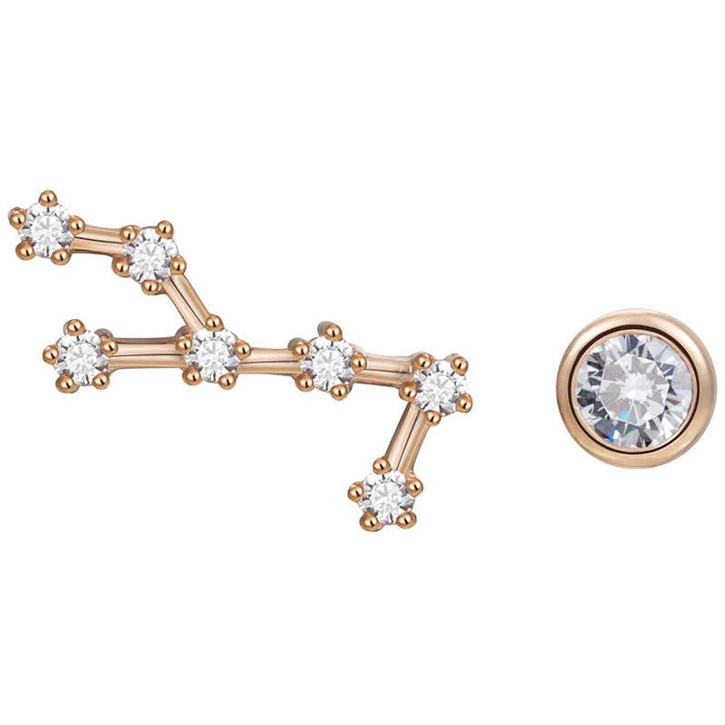 Gemini constellation earrings Clearance