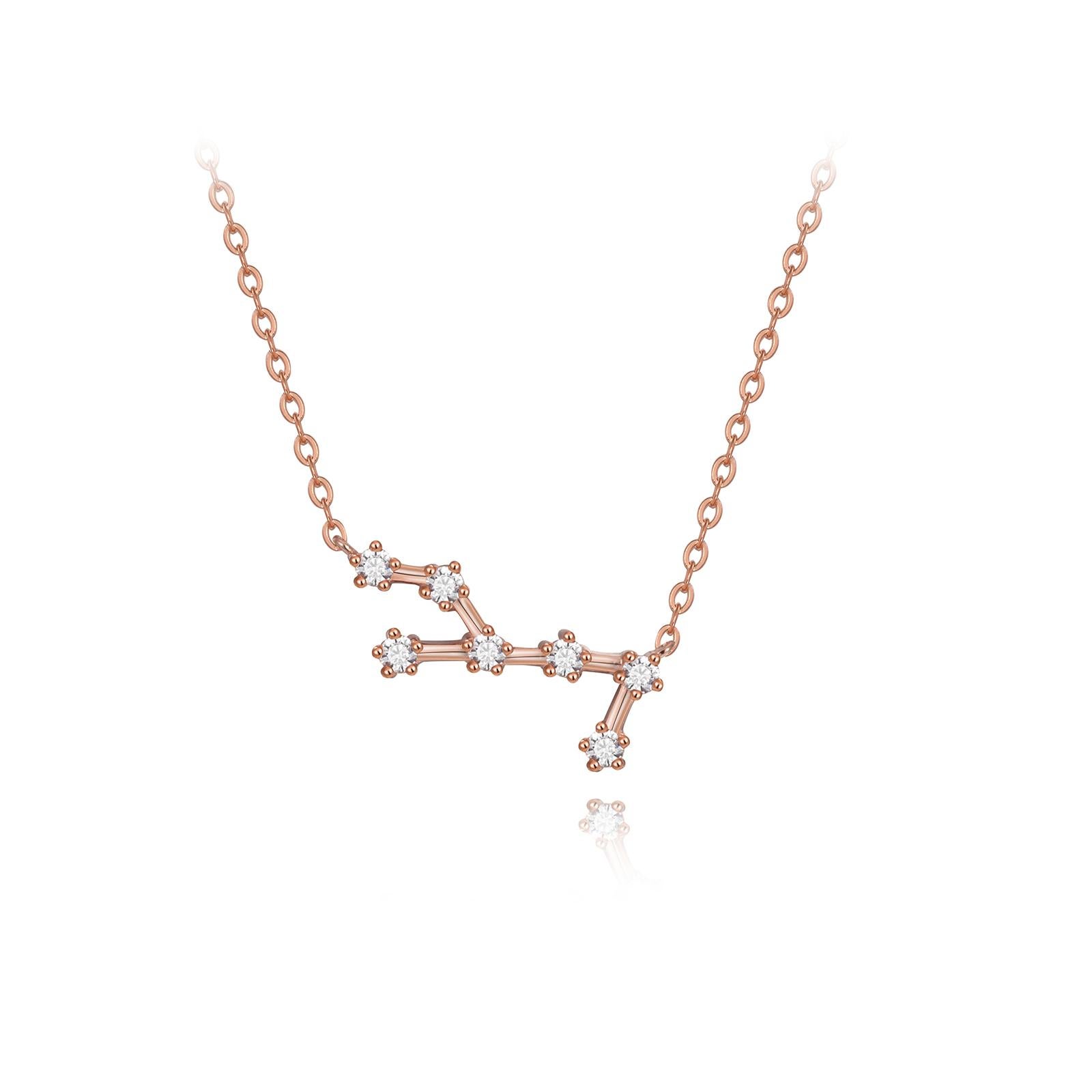 You are unique and your zodiac tells part of your story.  How your zodiac is displayed in the beautiful nighttime sky is what we want you to carry with you always. This virgo constellation necklace shares a part of your personality with us all  .925