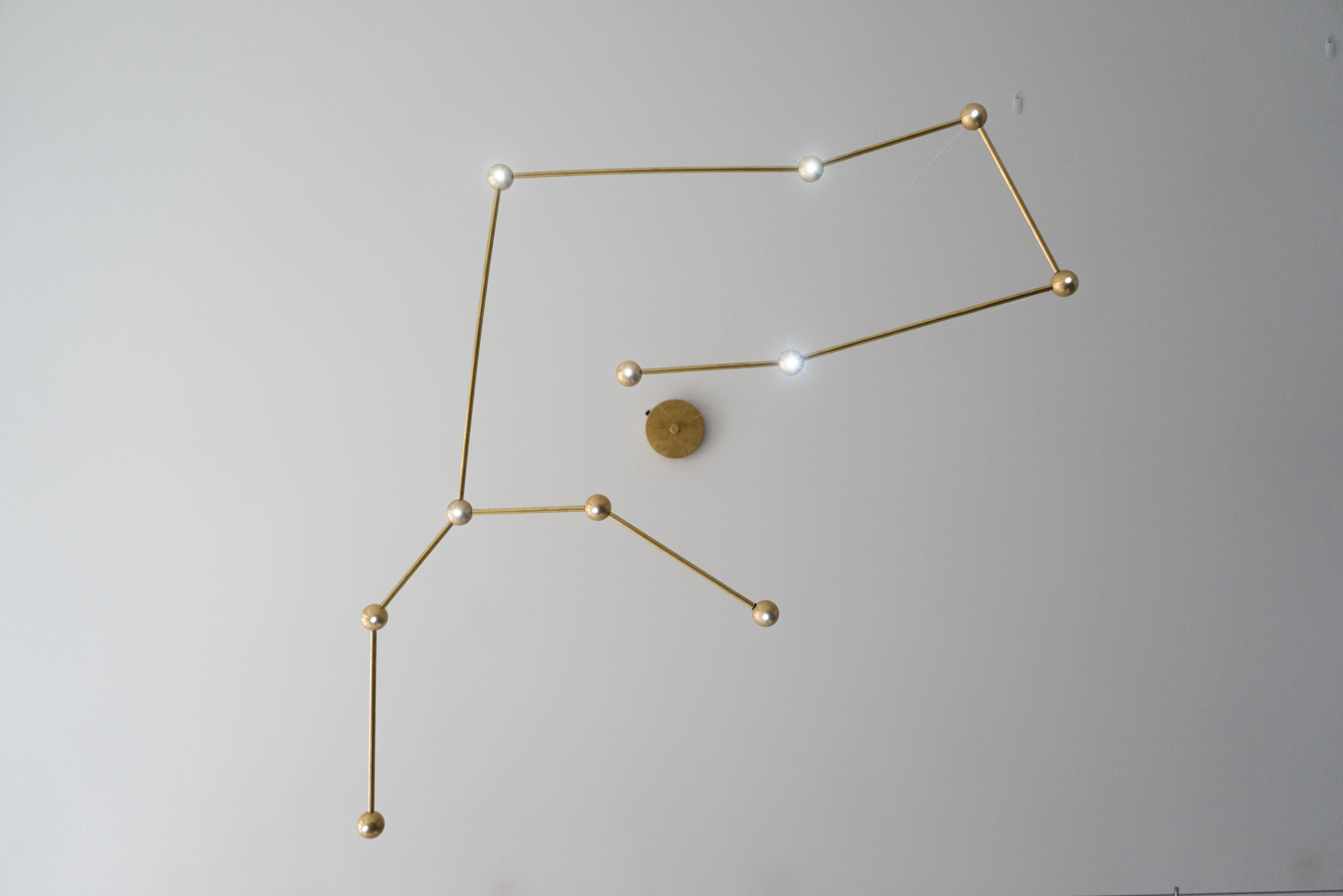 Contemporary Virgo Pendant Constellation For Sale