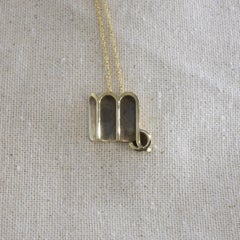 By Manjiro Zodiac Virgo Pendant Necklace