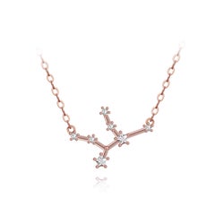 Virgo Star Constellation Necklace