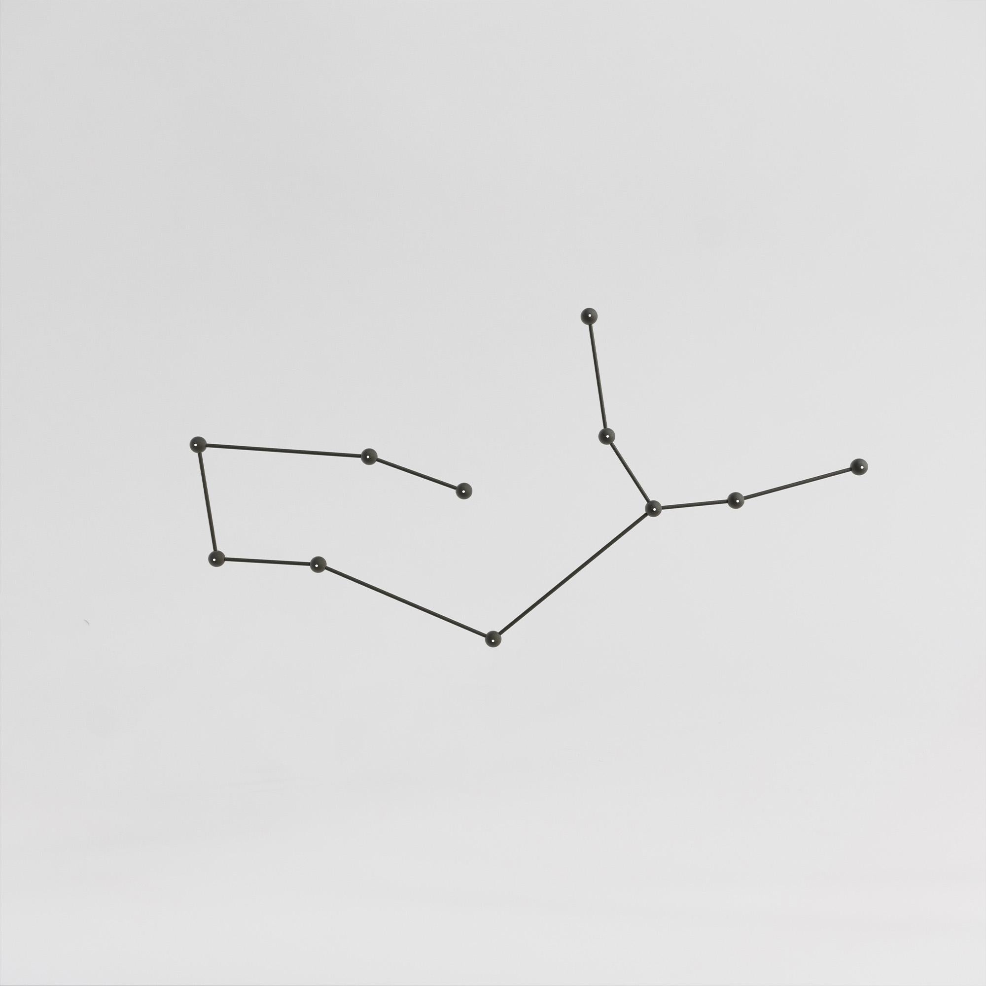 Blackened Virgo Wall Mount Constellation For Sale