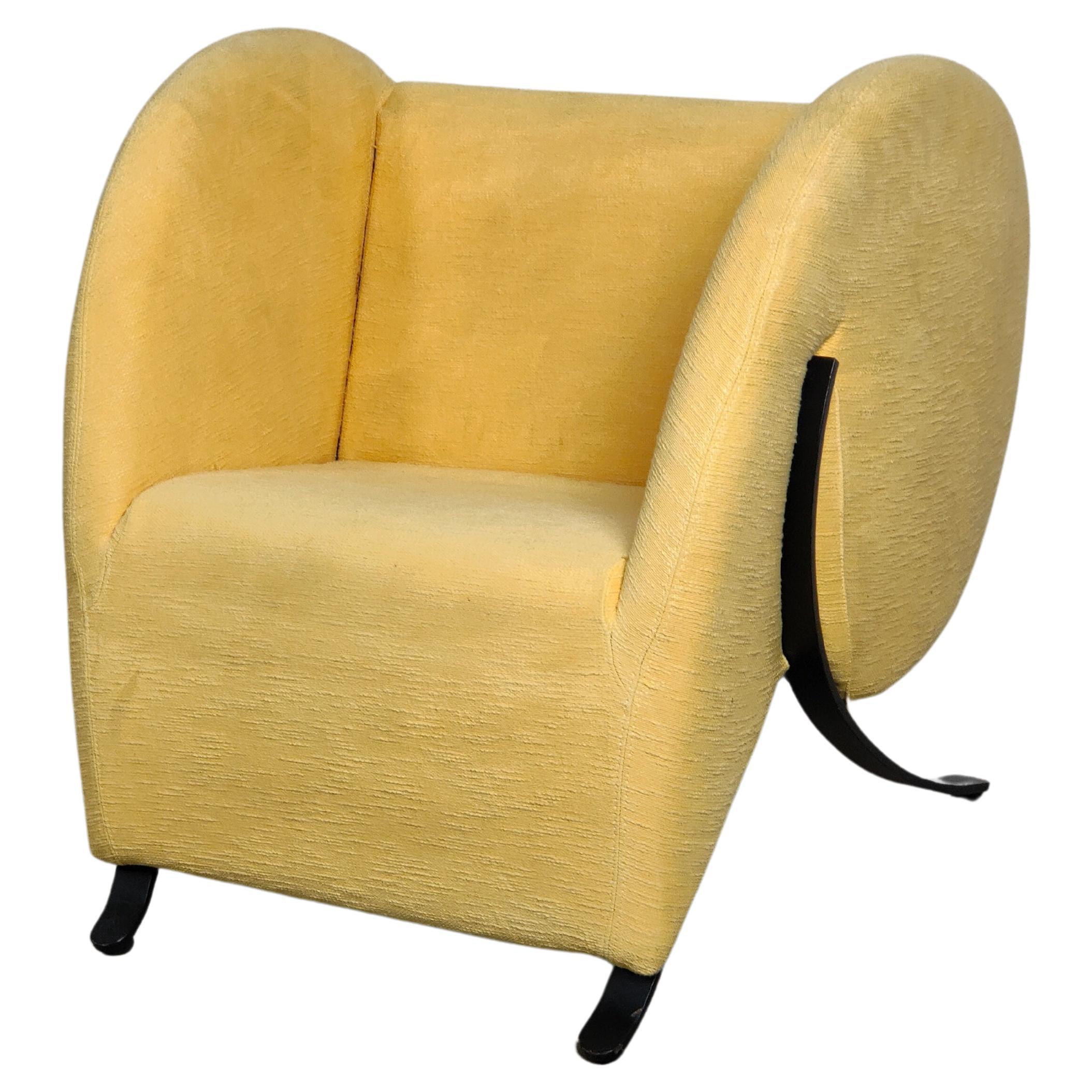 Virgola Armchair by Yaacov Kaufman for Arflex, Italy, 90's