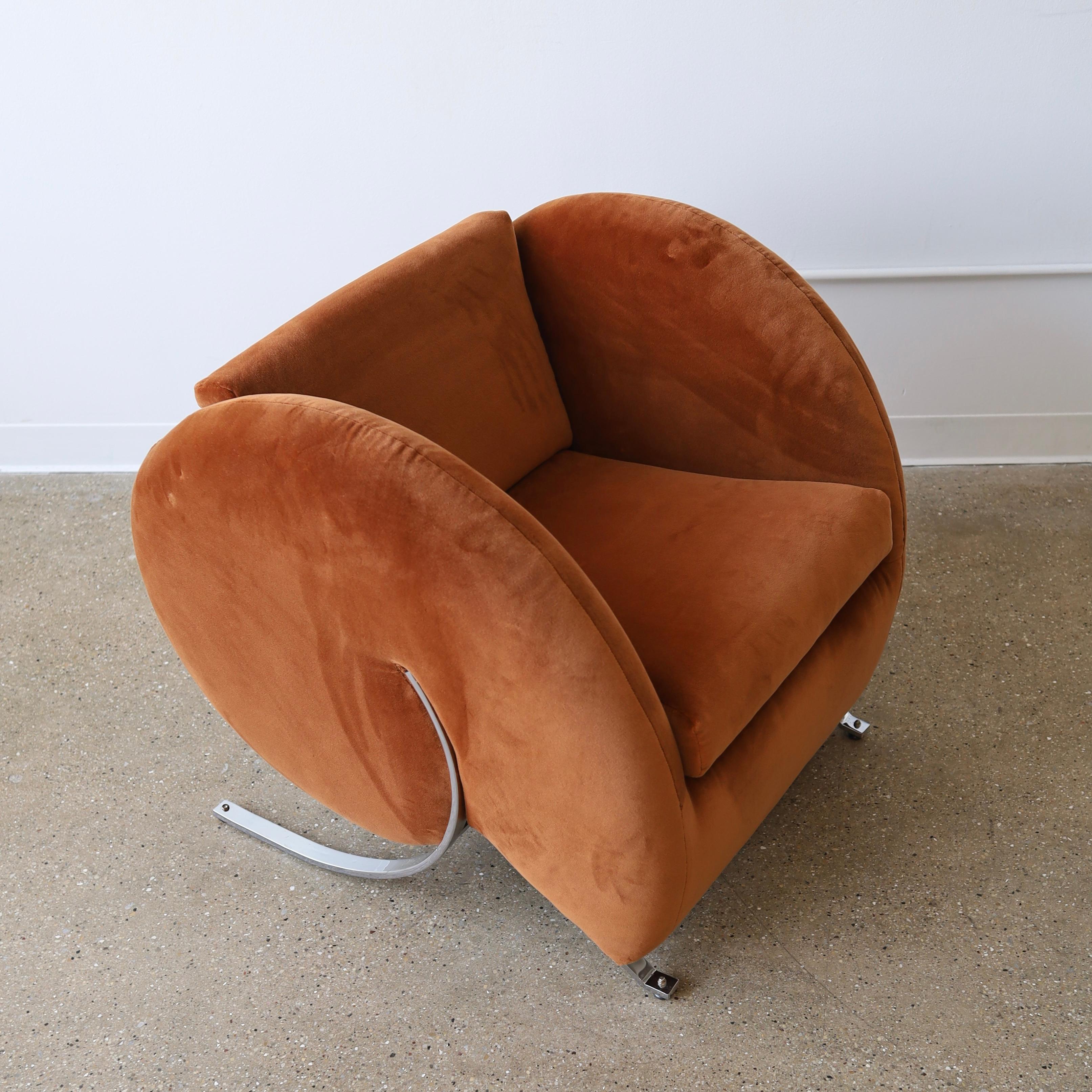 Virgola-Stuhl von Yaacov Kaufman für Arflex (Postmoderne) im Angebot