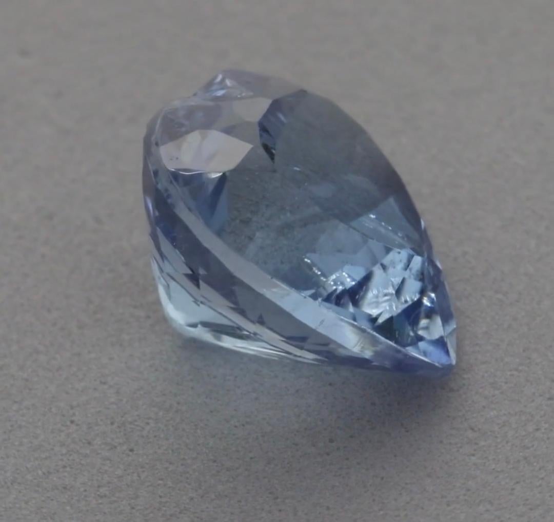 Heart Cut Virtually Unseen 6.42ct Heart Shape Mozambique Color Change Paraiba Tourmaline For Sale