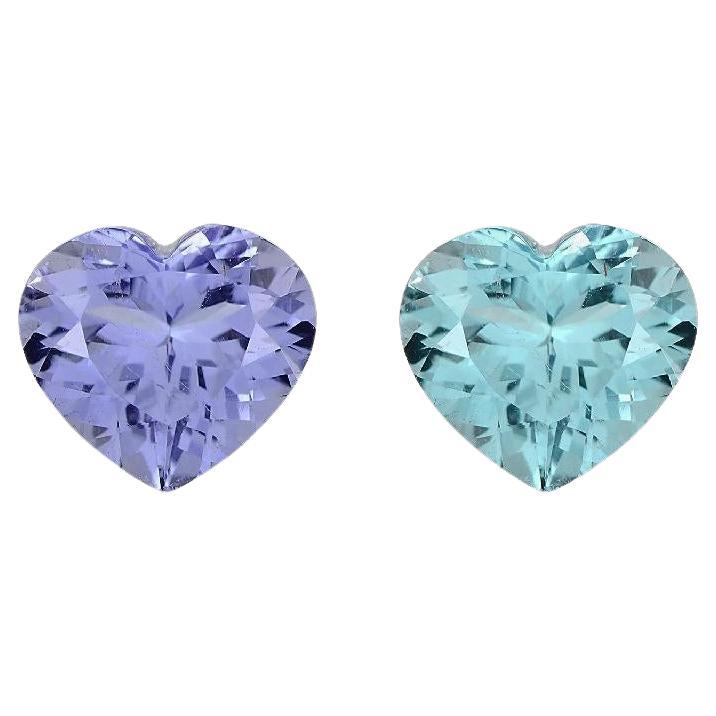 Virtually Unseen 6.42ct Heart Shape Mozambique Color Change Paraiba Tourmaline