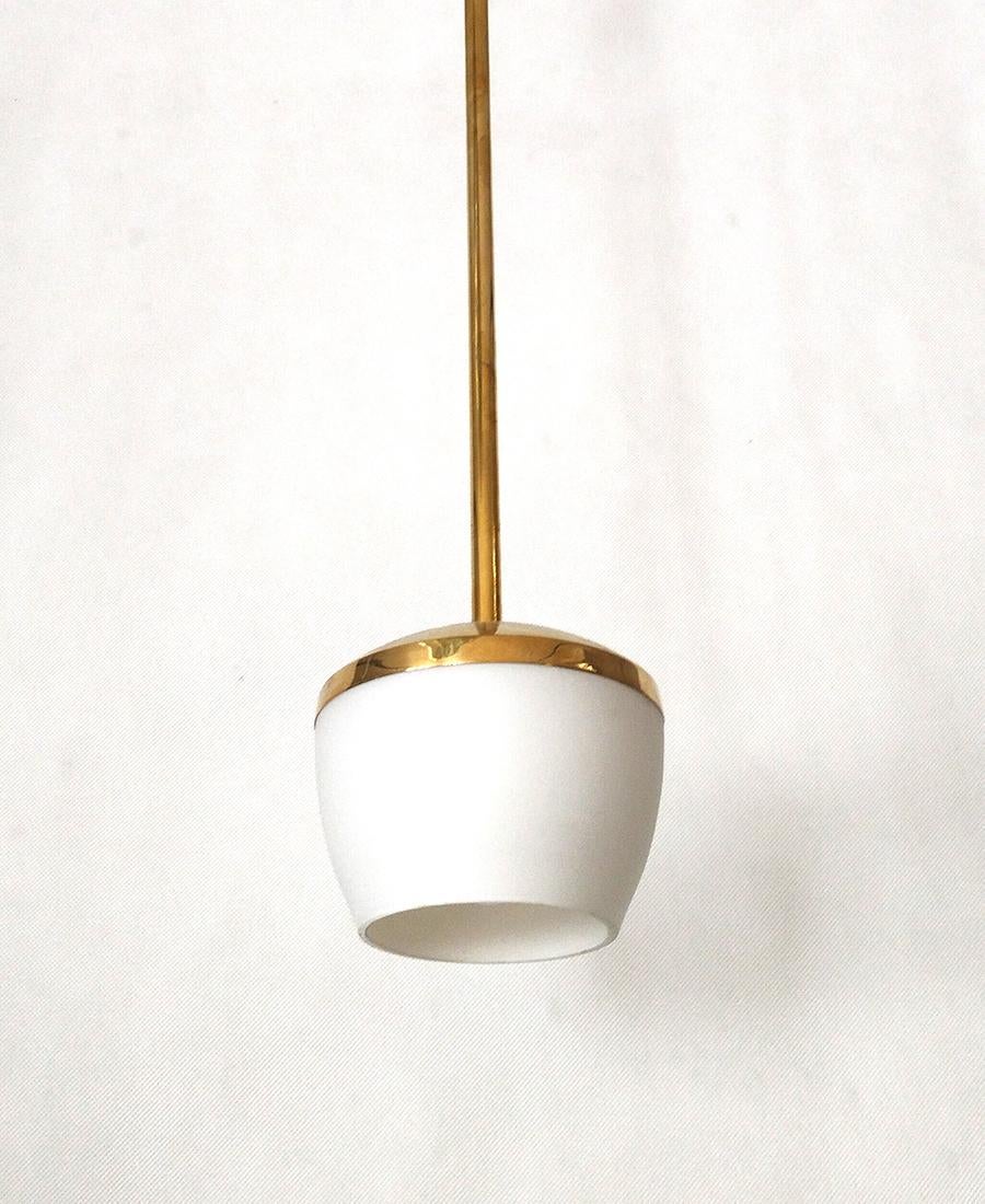 European Vis, Customizable Solid Brass Pendant Light by Candas Design For Sale