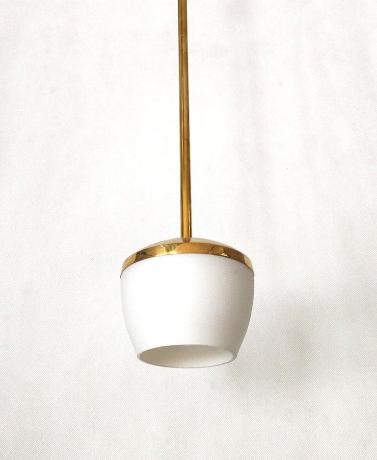 Vis, Customizable Solid Brass Pendant Light by Candas Design For Sale