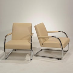 "Visa Lounge" Leather Lounge Chairs by Antonio Citterio for Vitra