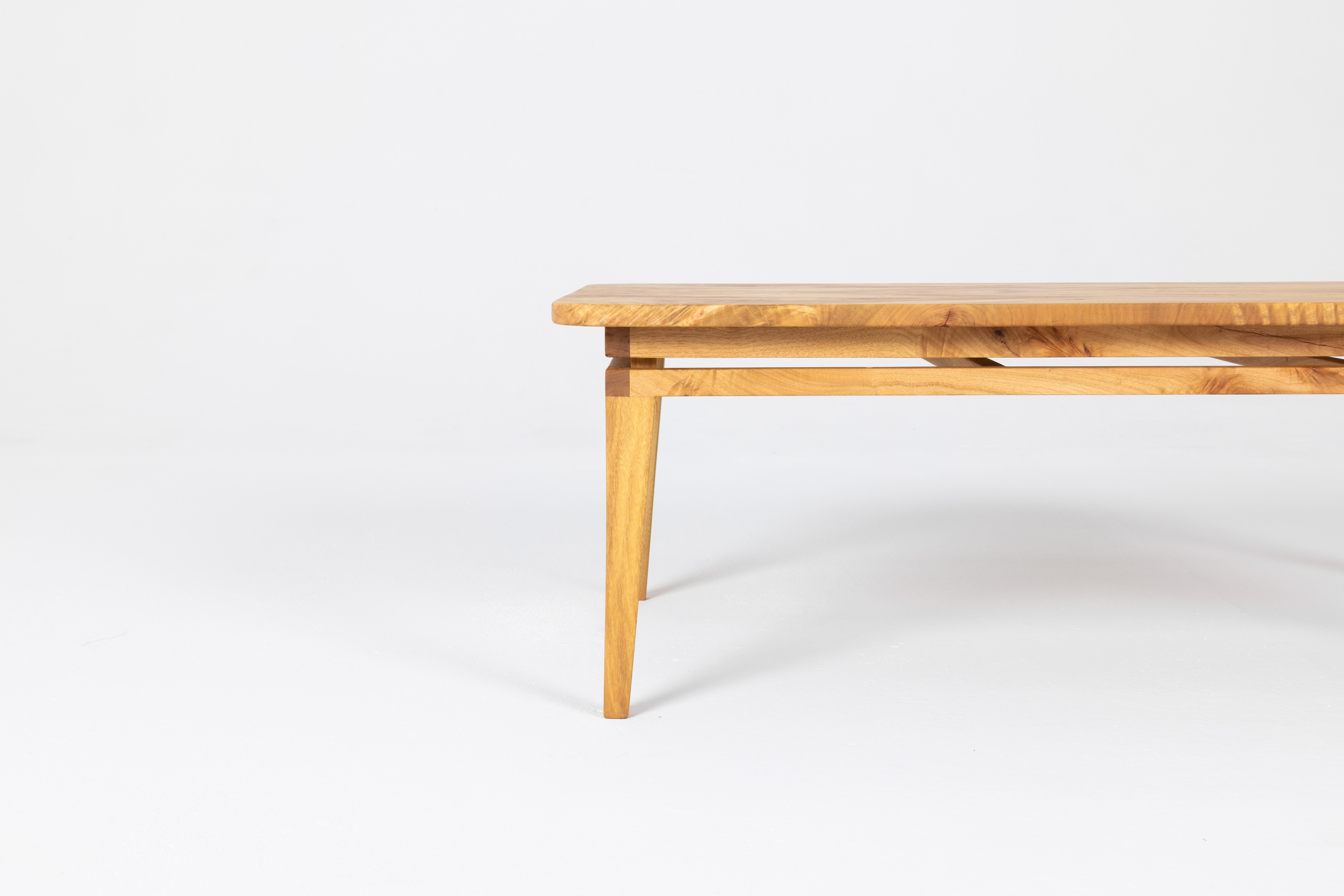 American Visaeti Coffee Table made from a fallen camphor tree For Sale