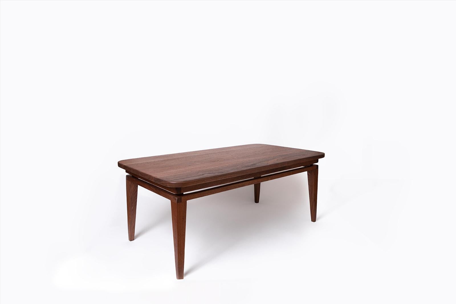 Visaeti Coffee Table Walnut In New Condition For Sale In Los Angeles, CA