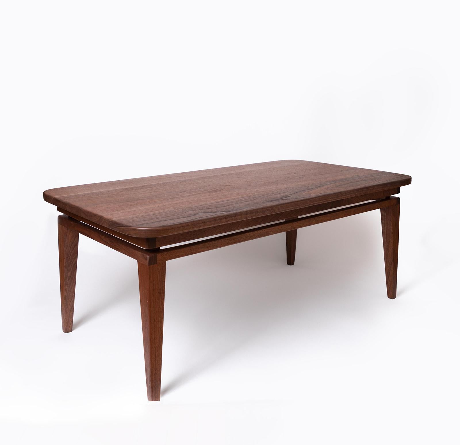 Hardwood Visaeti Coffee Table Walnut For Sale