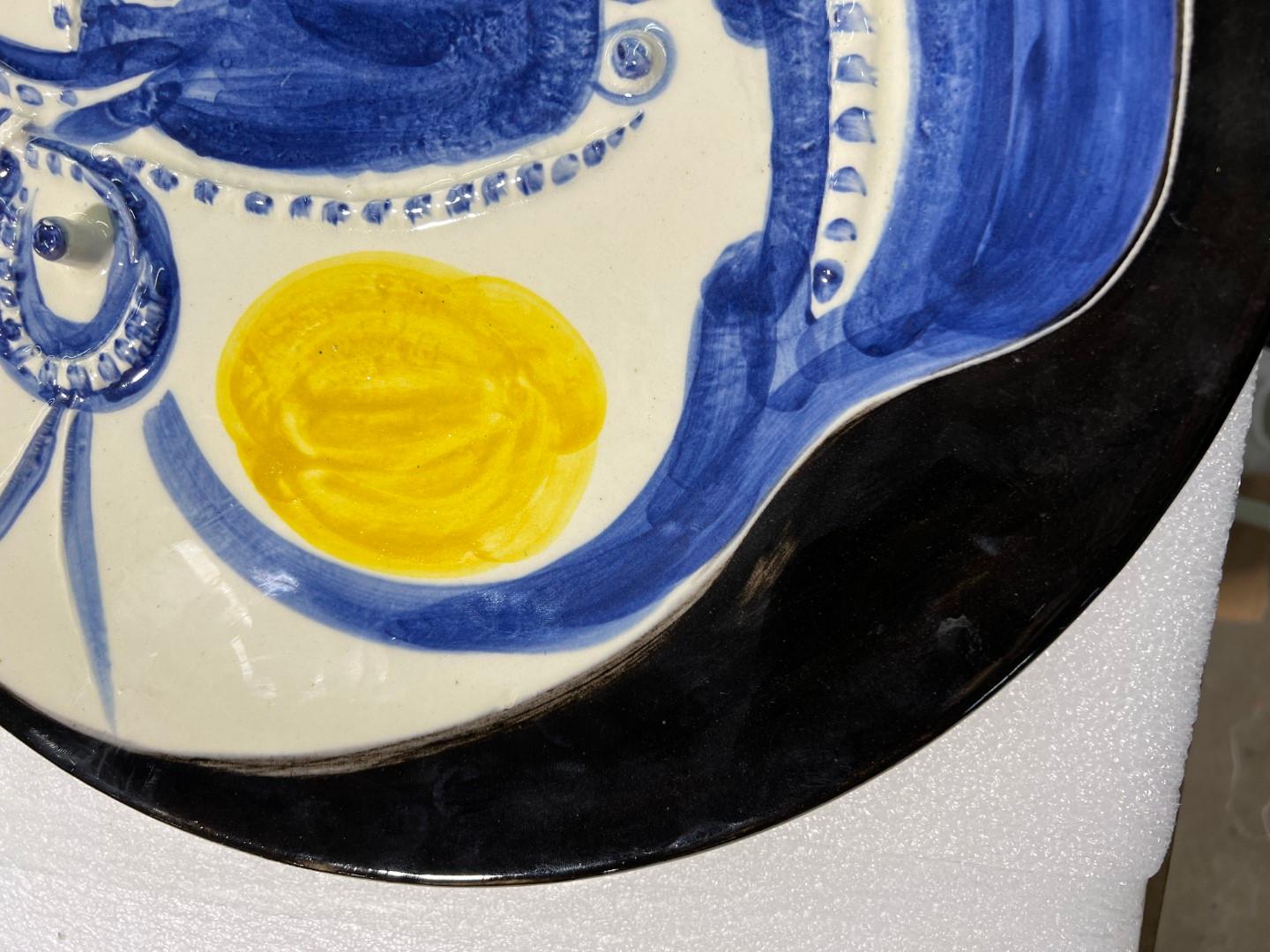 Francese Visage (A.R.448) - Frontale in ceramica Picasso Madoura in vendita