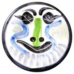 Visage (A.R.490) Picasso Madoura Ceramic Face Plate