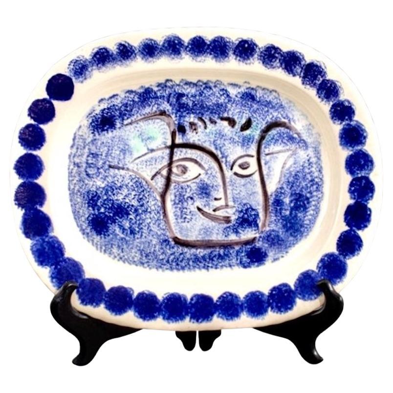 Placa facial de cerámica Visage Noir Putoise (A.R. 49) Picasso Madoura