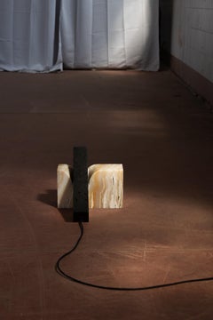 Viscoelastic Stone Vertical Small Lamp by Mut Design