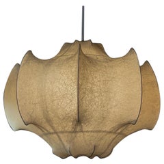 'Viscontea" by Achille & Pier Castiglioni Cocoon Pendant Light for Flos, 1960s