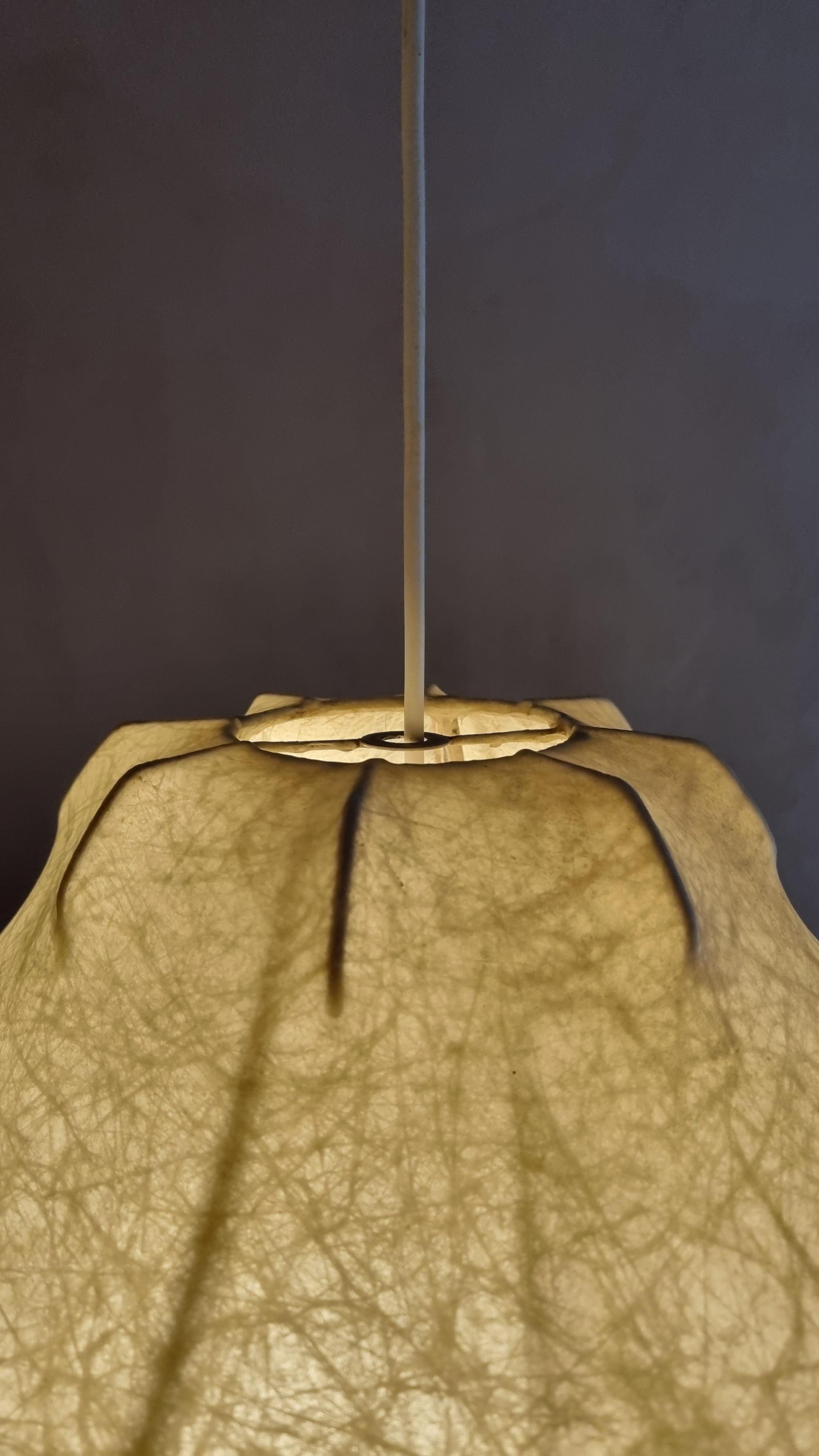 Metal Viscontea ceiling lamp by Achille and Pier Giacomo Castiglioni Flos, 1960 For Sale