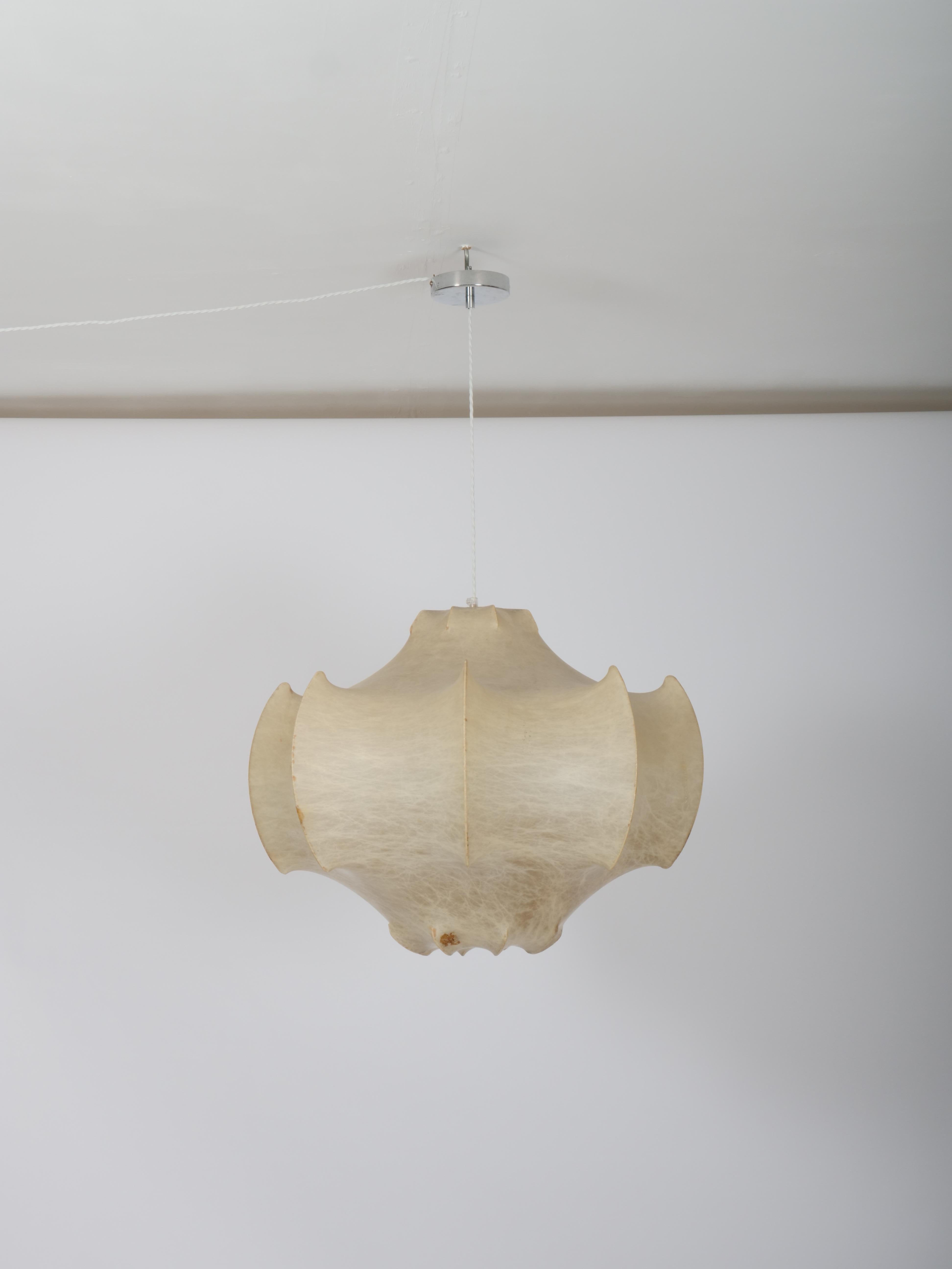 Mid-20th Century 'Viscontea' chandelier by Achille and Pier Giacomo Castiglioni, Italy c1960