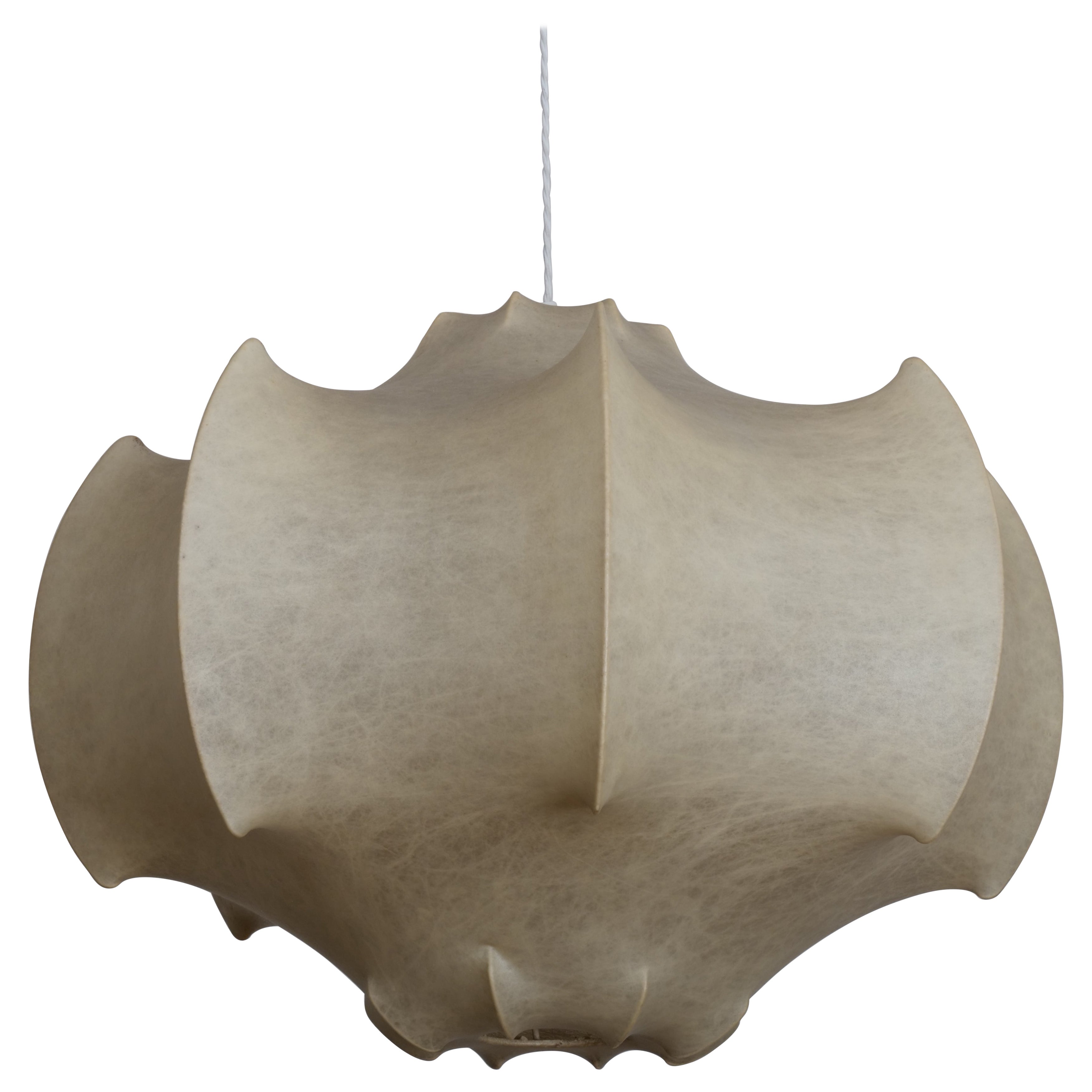 'Viscontea' chandelier by Achille and Pier Giacomo Castiglioni, Italy c1960 For Sale