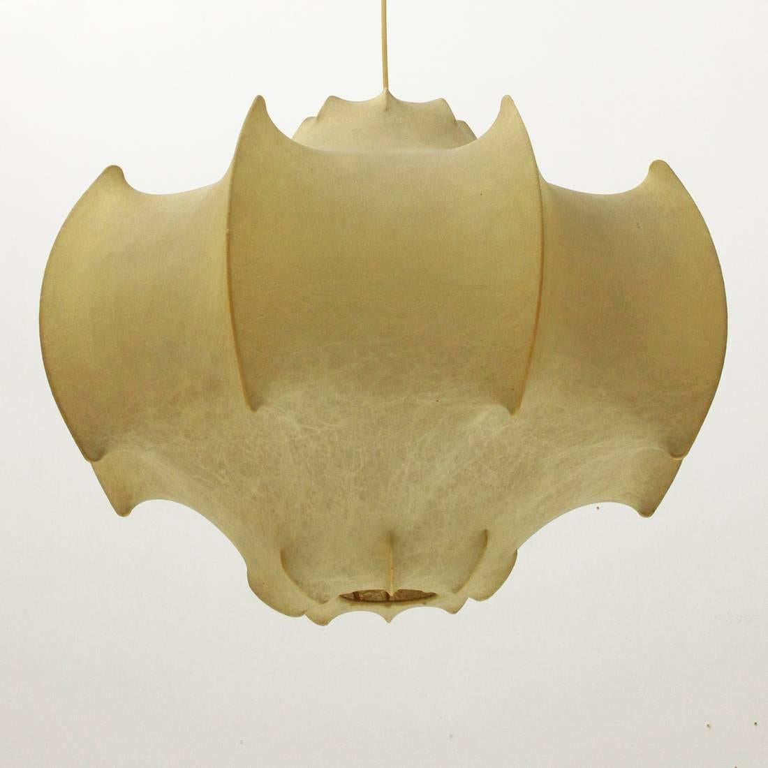 Mid-Century Modern Viscontea Cocoon Pendant Lamp by Achille e Pier Giacomo Castiglioni for Flos