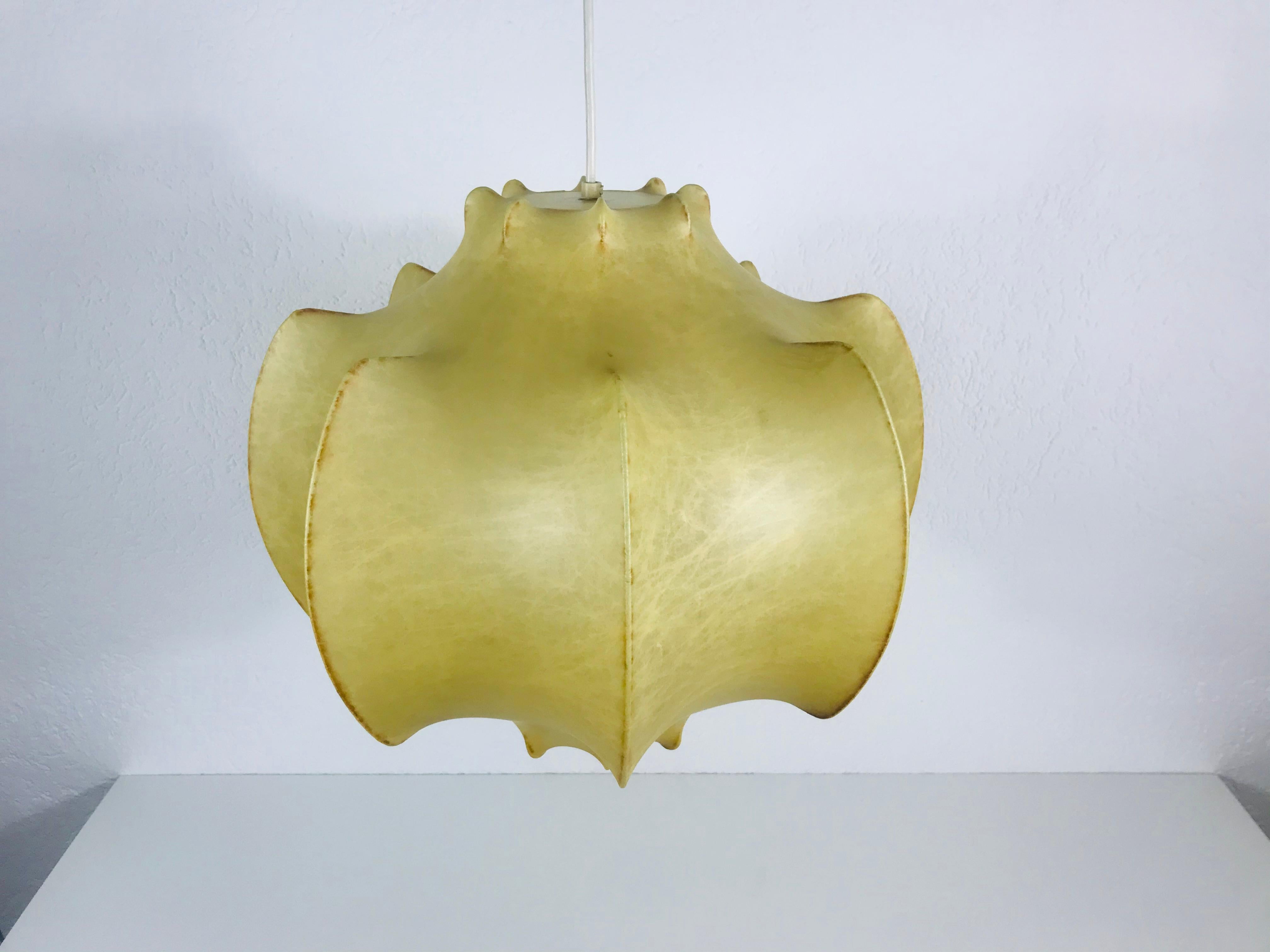 Mid-20th Century Viscontea Cocoon Pendant Light by Achille and Pier Giacomo Castiglioni for Flos