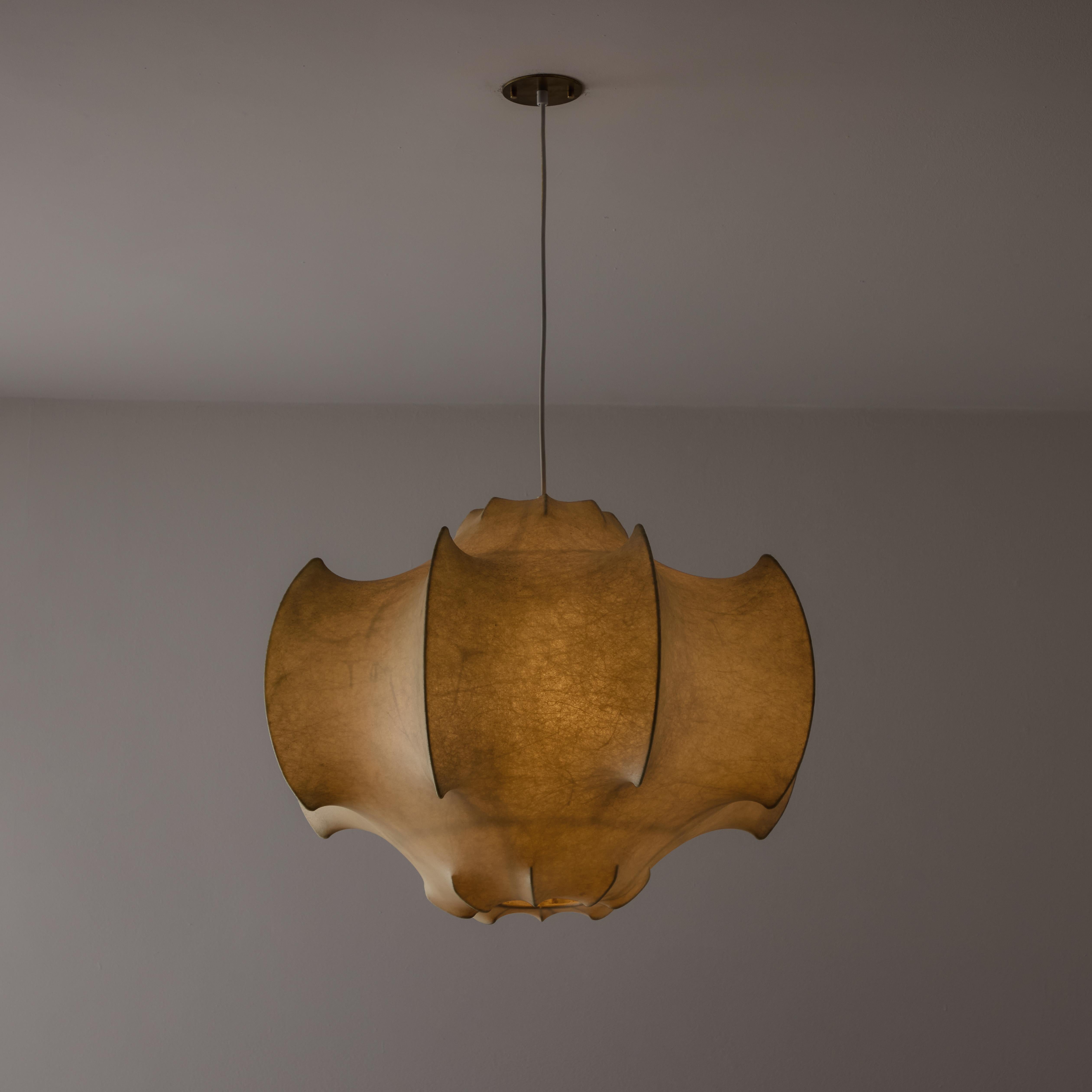 Enameled 'Viscontea' Suspension Light by Achille & Pier Giacomo Castiglioni for Flos