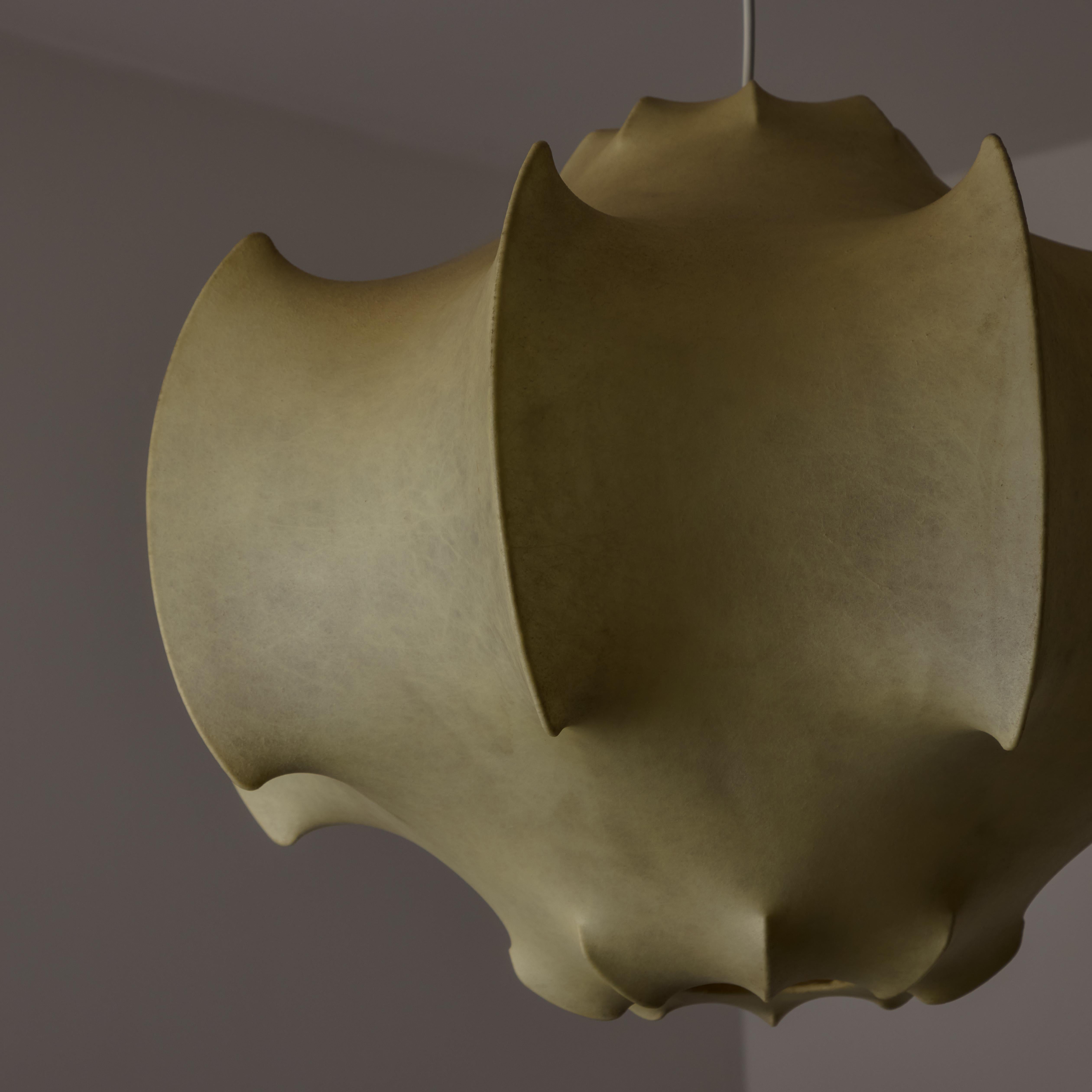 Natural Fiber 'Viscontea' Suspension Light by Achille & Pier Giacomo Castiglioni for Flos