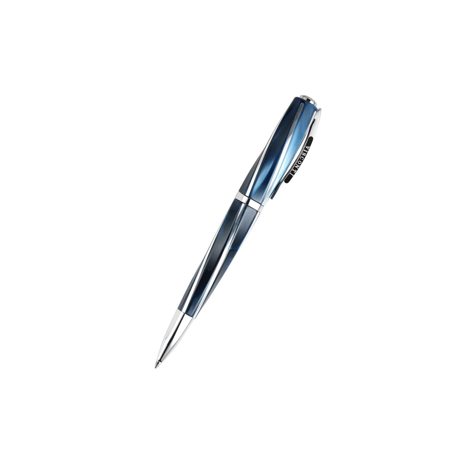 Women's or Men's Visconti Divina Elegance Blue Ball Point Pen For Sale